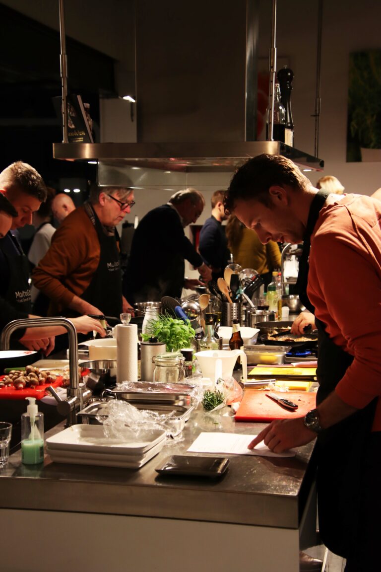 teamuitje kookworkshop bij moltogusto